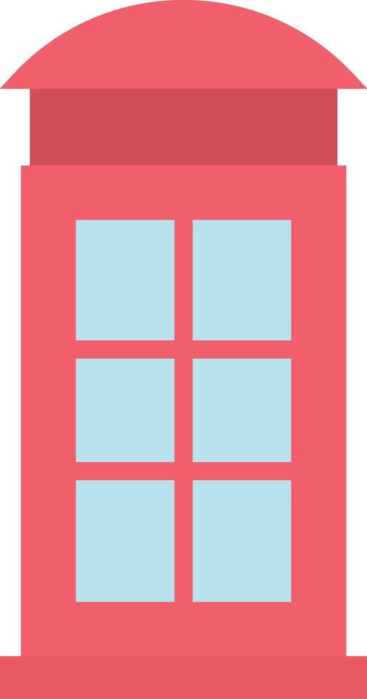 Phone Booth icon image. Suitable for mobile apps, web apps and print media. vector