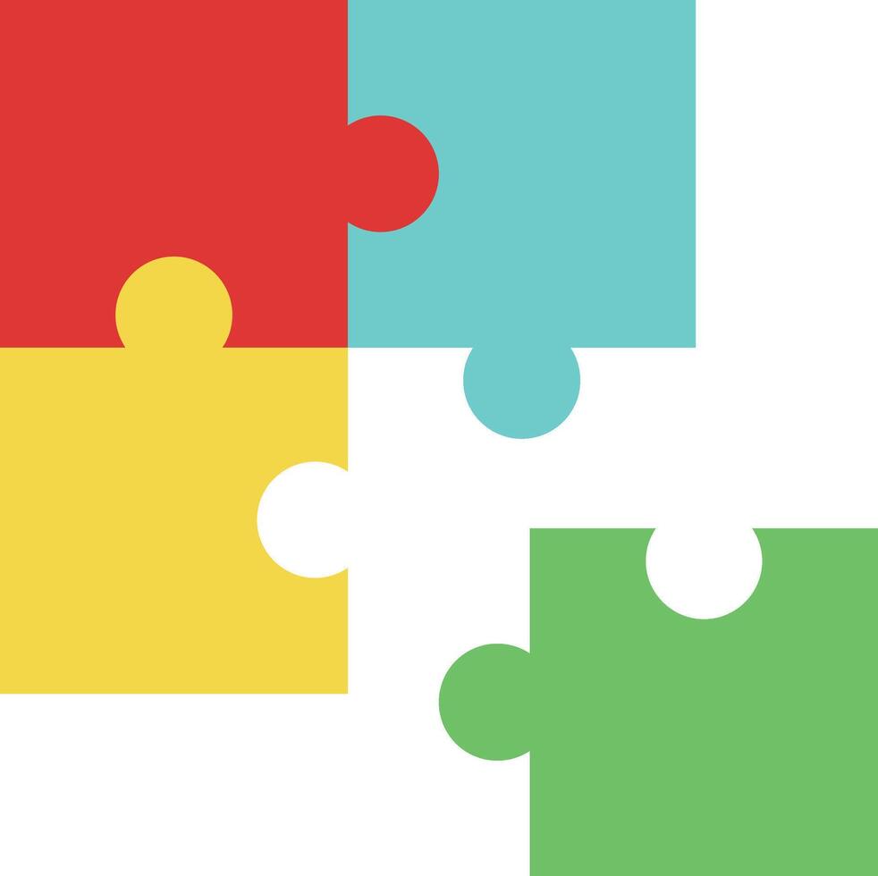 Puzzle icon image. Suitable for mobile apps, web apps and print media. vector