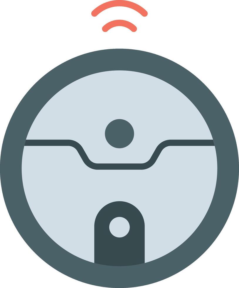 Robot Vaccum icon image. Suitable for mobile apps, web apps and print media. vector