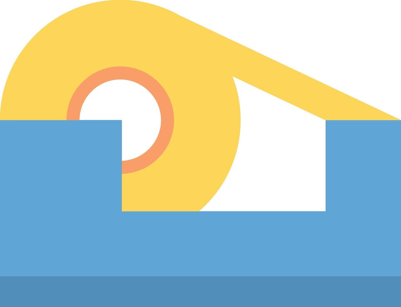 Scotch Tape icon image. Suitable for mobile apps, web apps and print media. vector