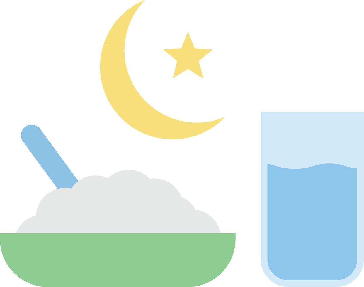 Sehar icon image. Suitable for mobile apps, web apps and print media. vector