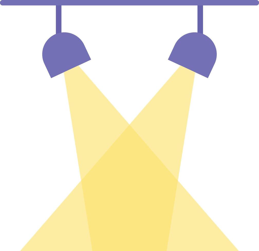 Spotlight icon image. Suitable for mobile apps, web apps and print media. vector