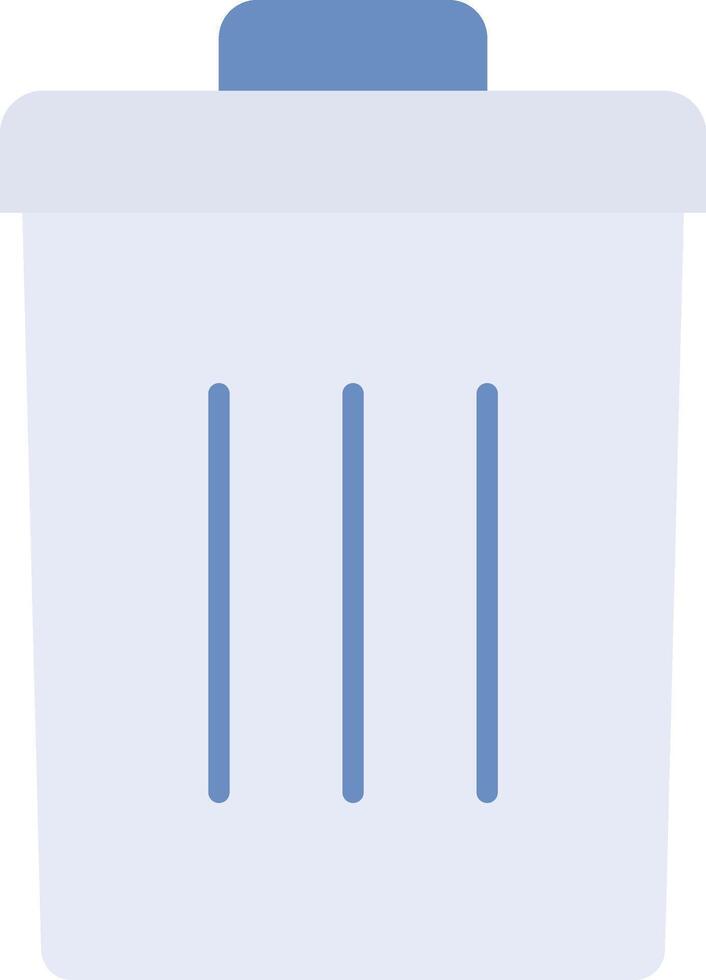 Trash Bin icon image. Suitable for mobile apps, web apps and print media. vector
