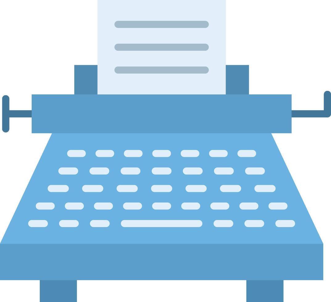 Typewriter icon image. Suitable for mobile apps, web apps and print media. vector