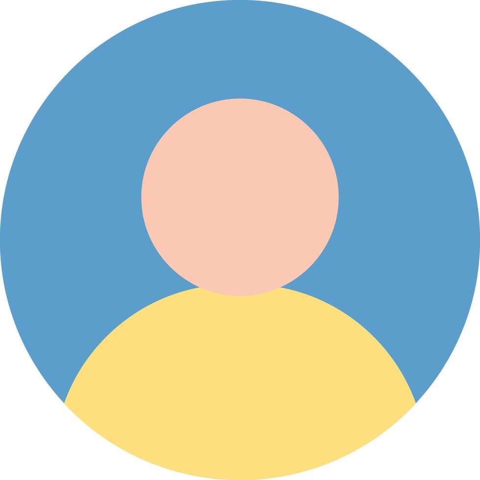 User icon image. Suitable for mobile apps, web apps and print media. vector
