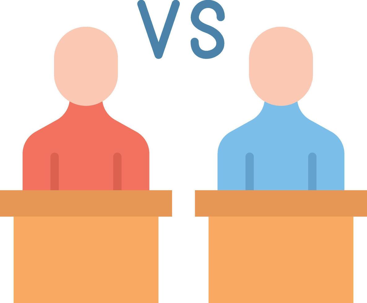 Versus icon image. Suitable for mobile apps, web apps and print media. vector