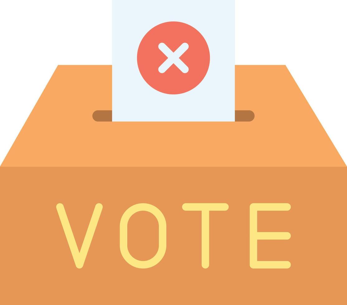 Vote Reject icon image. Suitable for mobile apps, web apps and print media. vector