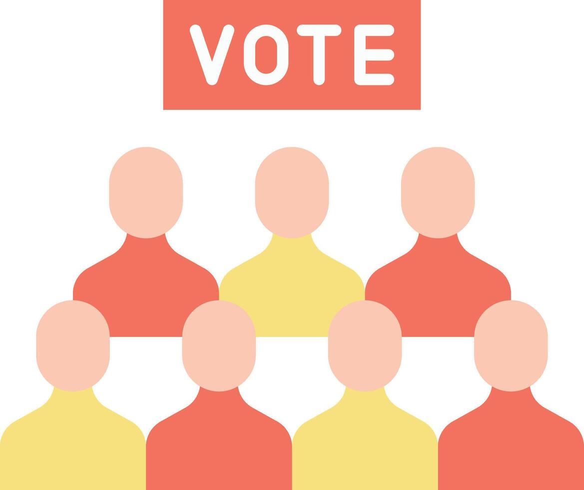 Voters icon image. Suitable for mobile apps, web apps and print media. vector