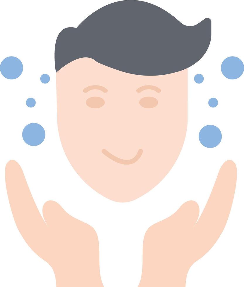 Wash Face icon image. Suitable for mobile apps, web apps and print media. vector