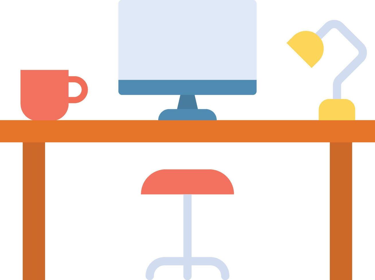 Workplace icon image. Suitable for mobile apps, web apps and print media. vector