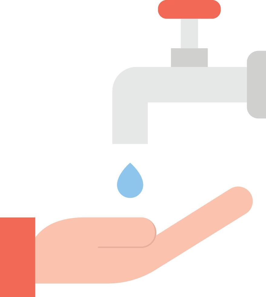Wudu icon image. Suitable for mobile apps, web apps and print media. vector
