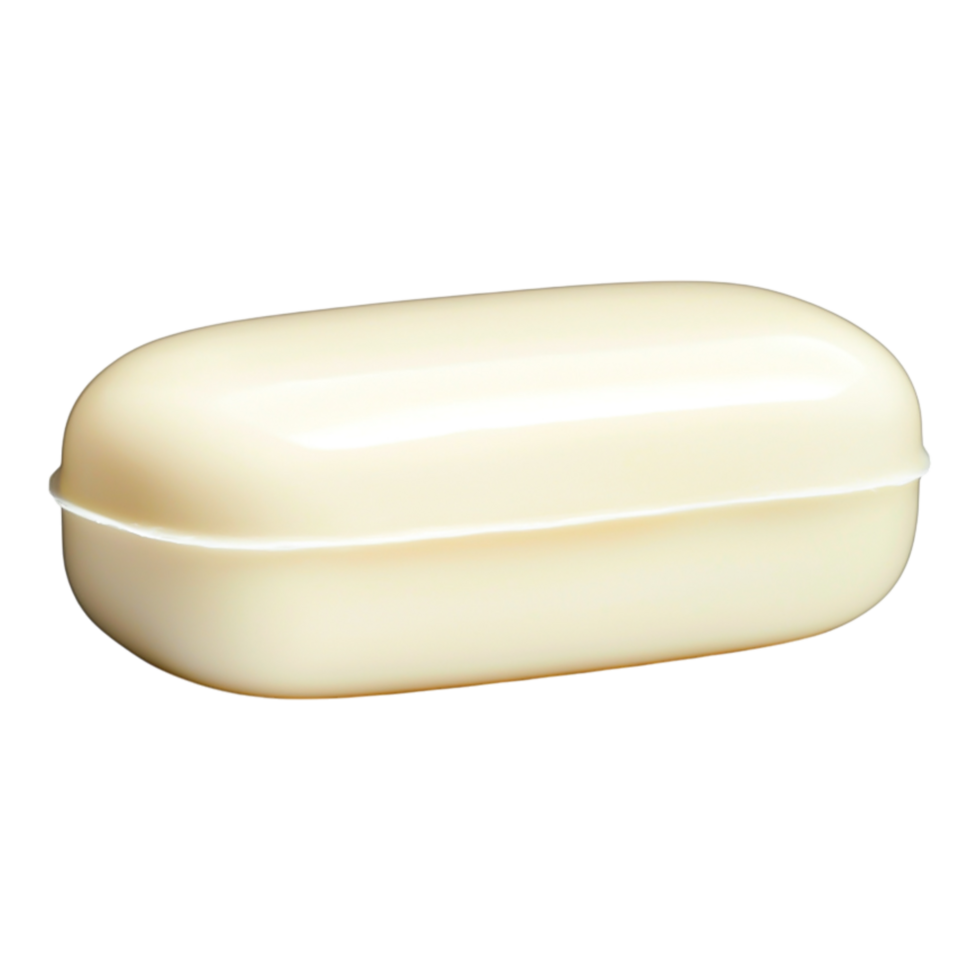 Elegant White Soap Box for Bath and Beauty Essentials Storage png
