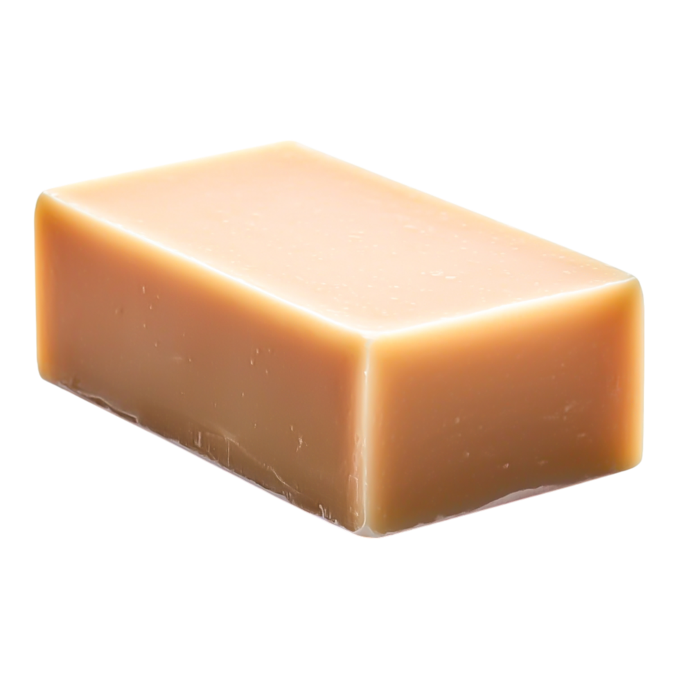Solid Rectangular Bar of Natural Soap with Smooth Surface png