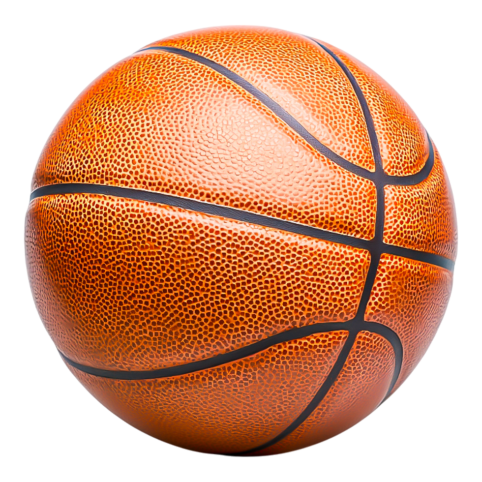 Close-Up View of an Orange Basketball png