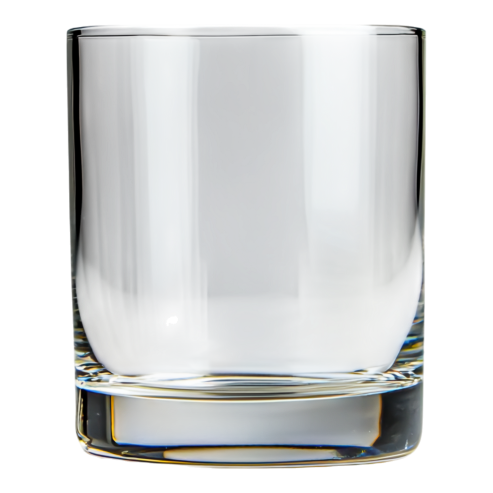 Elegant Transparent Glass with Subtle Reflection png