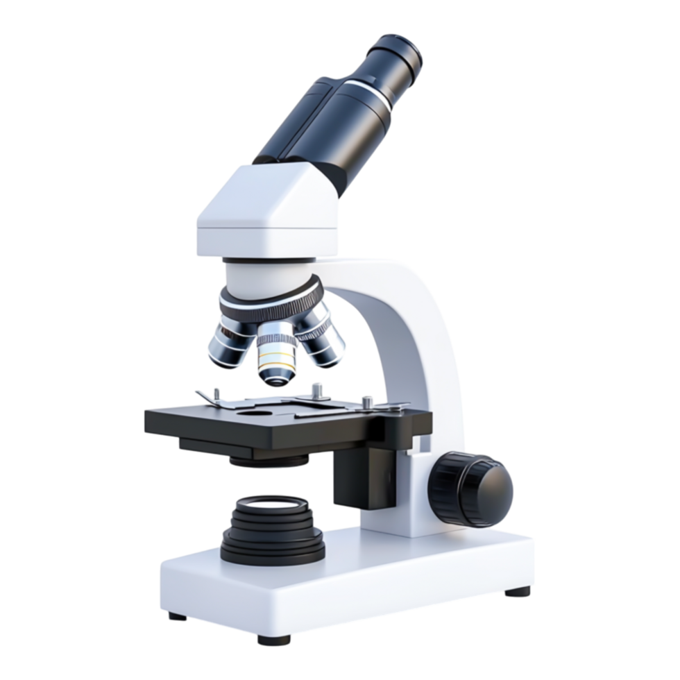 Scientific Microscope with Adjustable Magnification for Research png