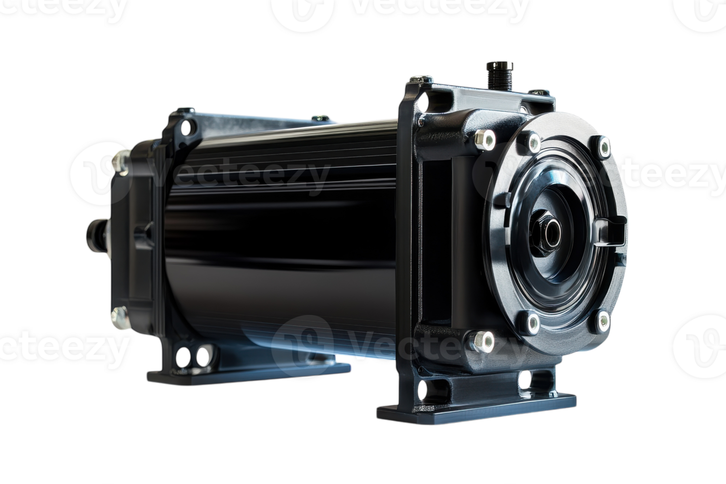High-performance electric motor showcasing sleek design and advanced engineering for industrial applications png