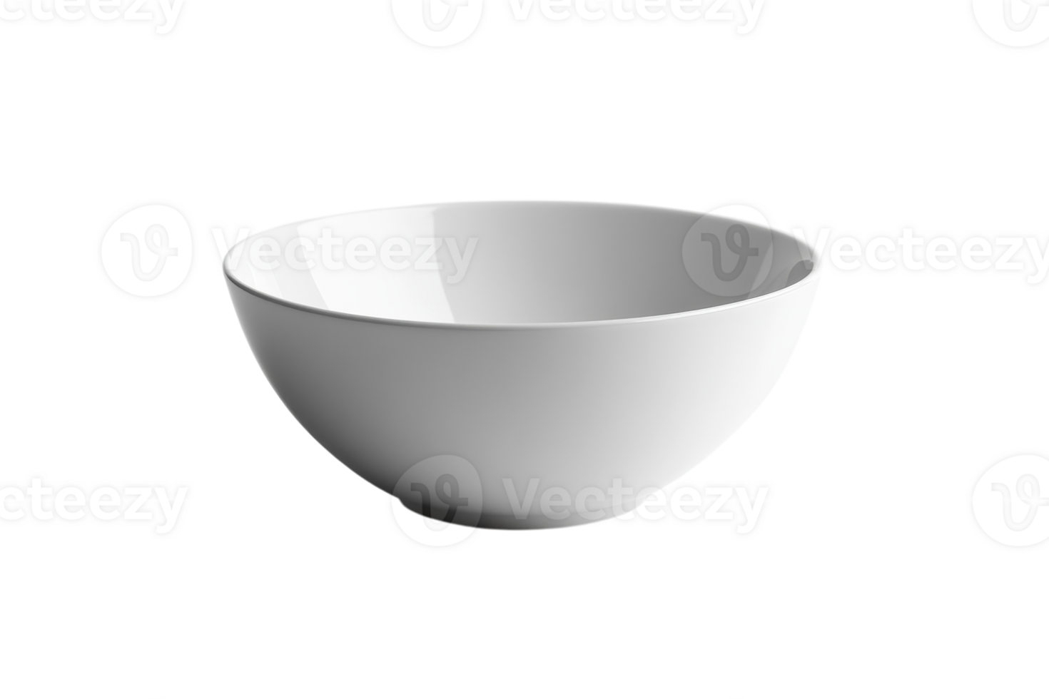 Simple white bowl on a plain background highlighting minimalist design and functionality png