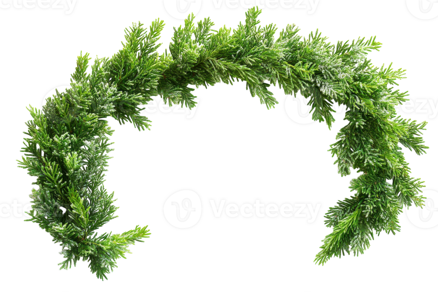 Decorative green wreath perfect for seasonal celebrations and home decor throughout the year png