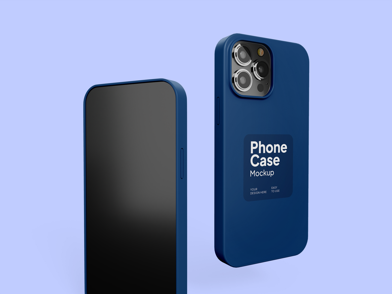 Phone 13 Case Mockup 3D Render psd