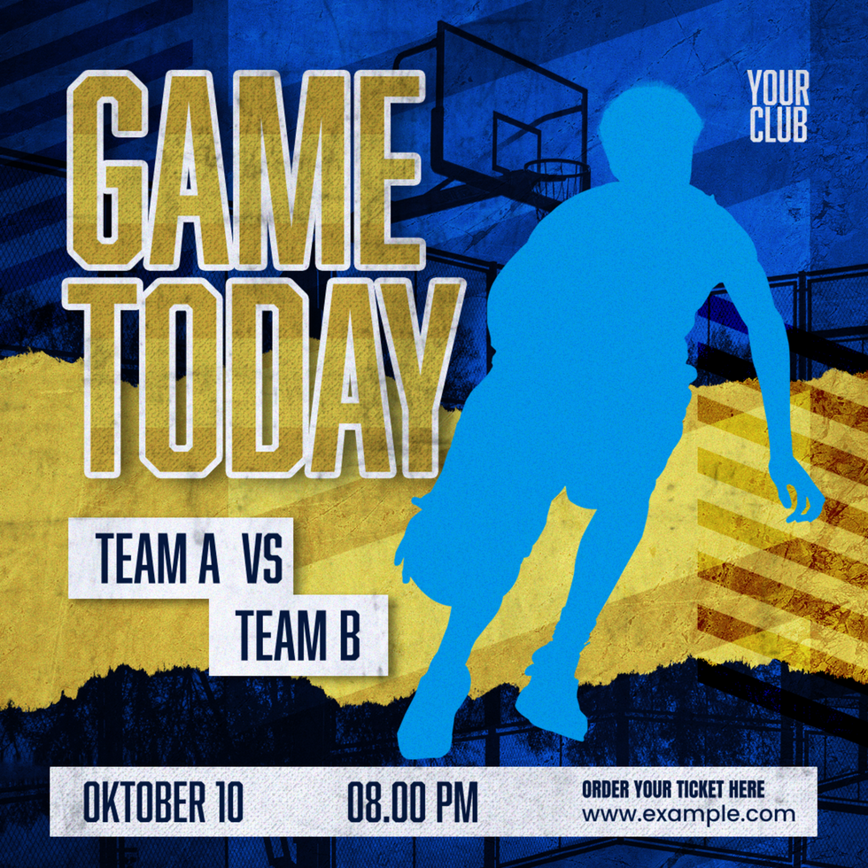 game today design for your sport event psd