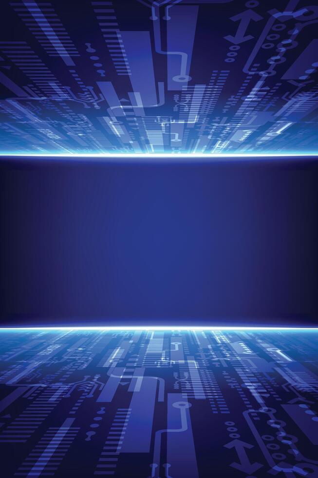 Technology background digital transformation vector