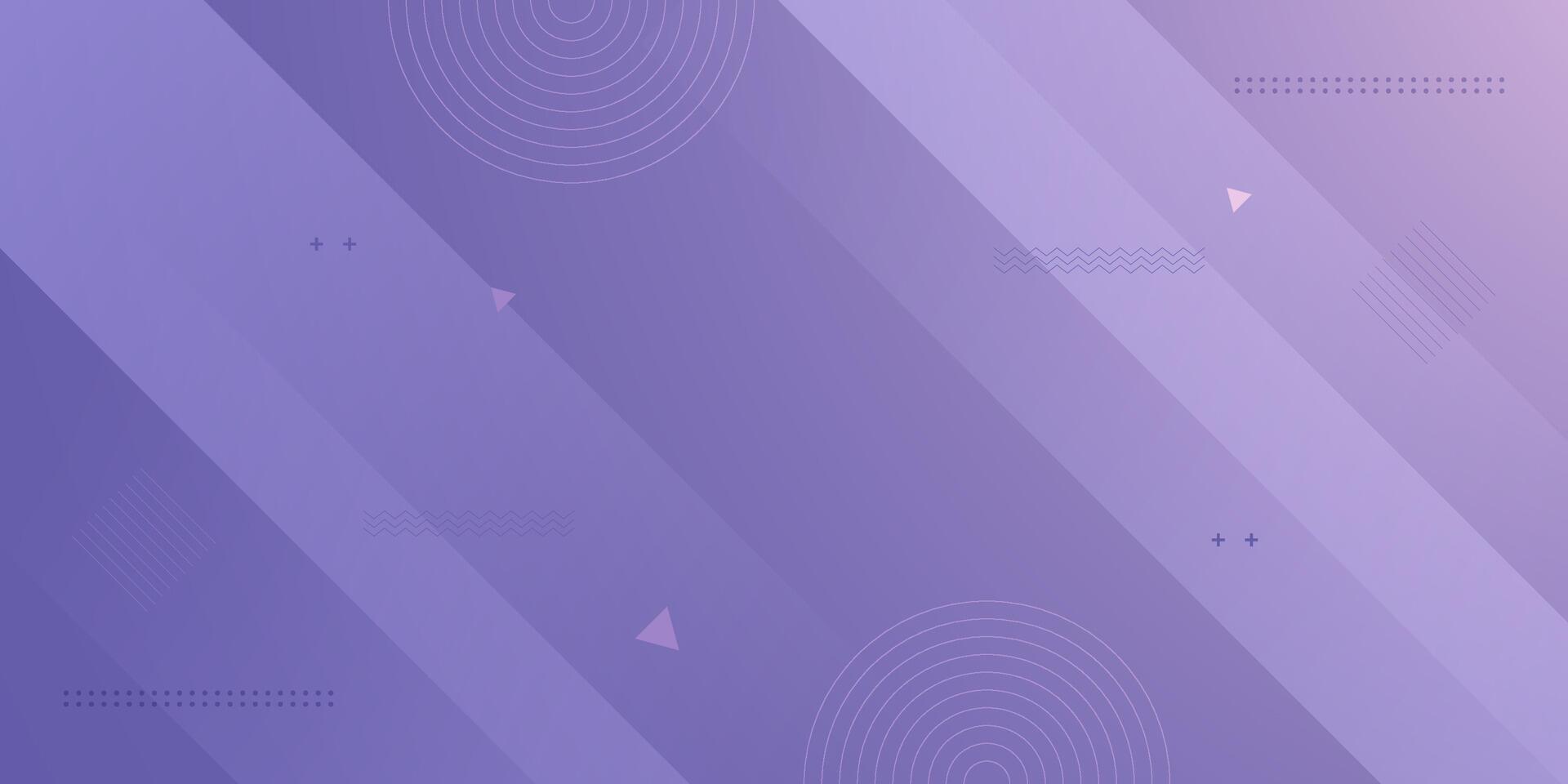 Abstract trendy geometric overlap background with colorful purple gradient background design. Modern simple pattern background. vector
