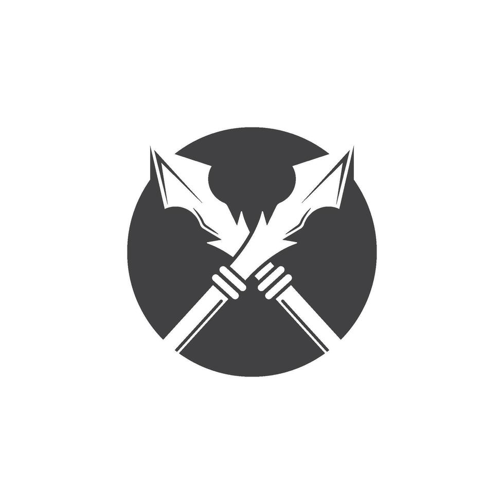 spear icon illustration design vector