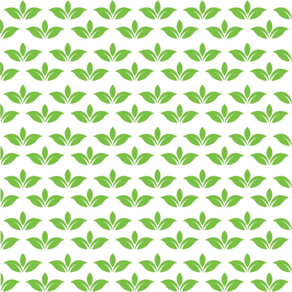 seamless leaves background illustration vector