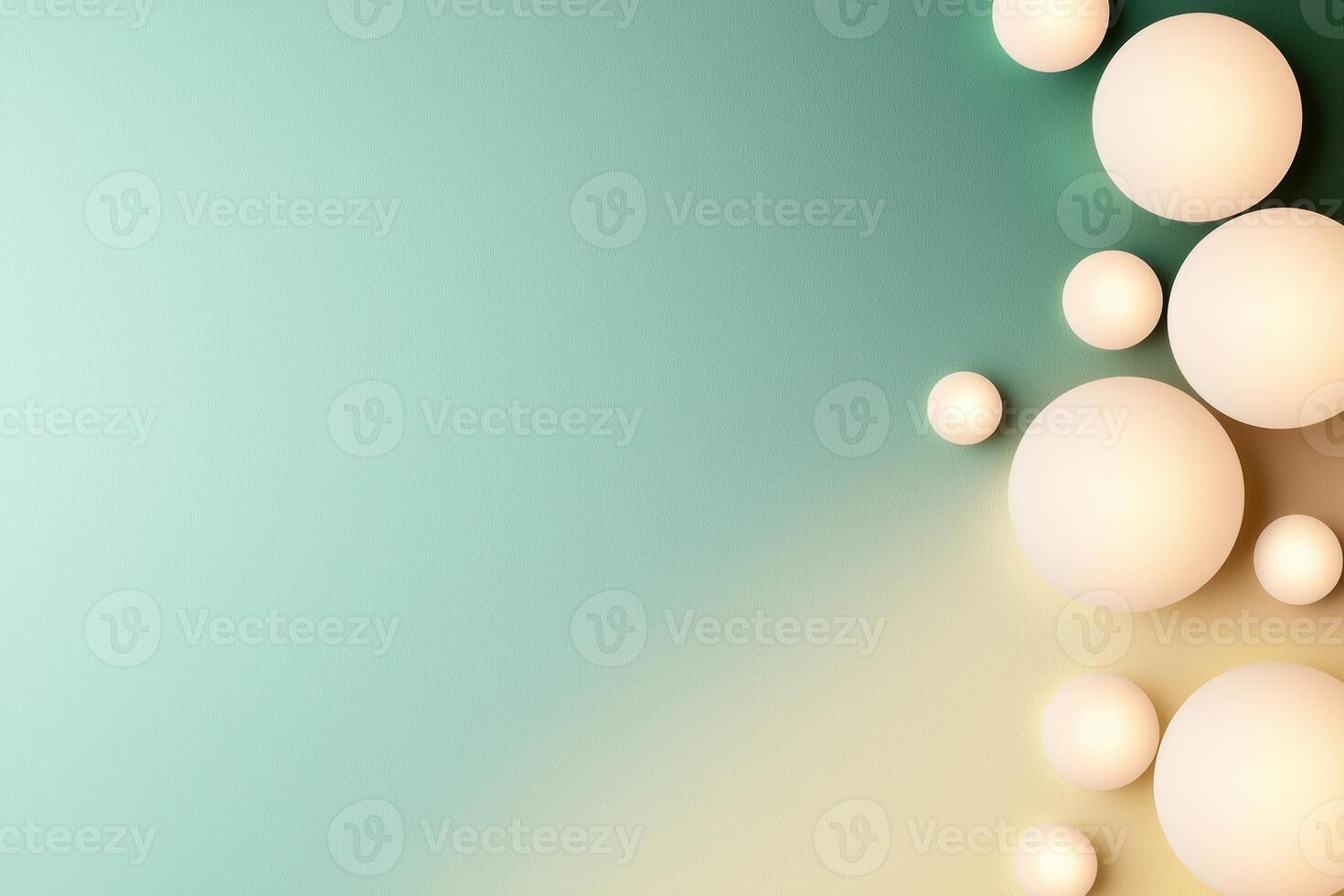 abstract background with soft lighting and white spheres photo