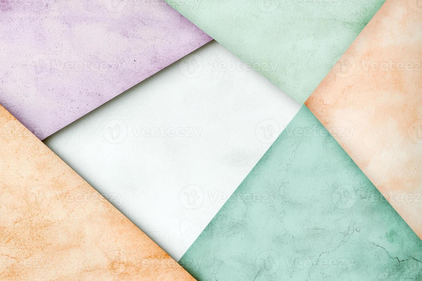 Pastel geometric shapes abstract background photo