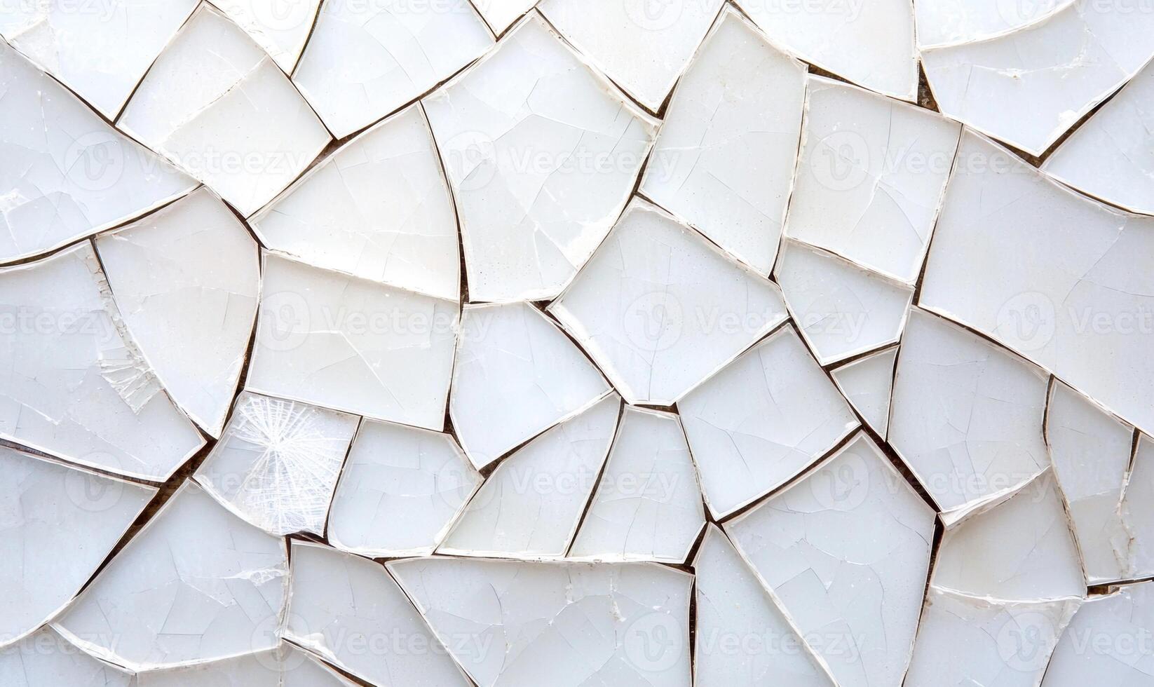 Broken glass shards abstract background photo