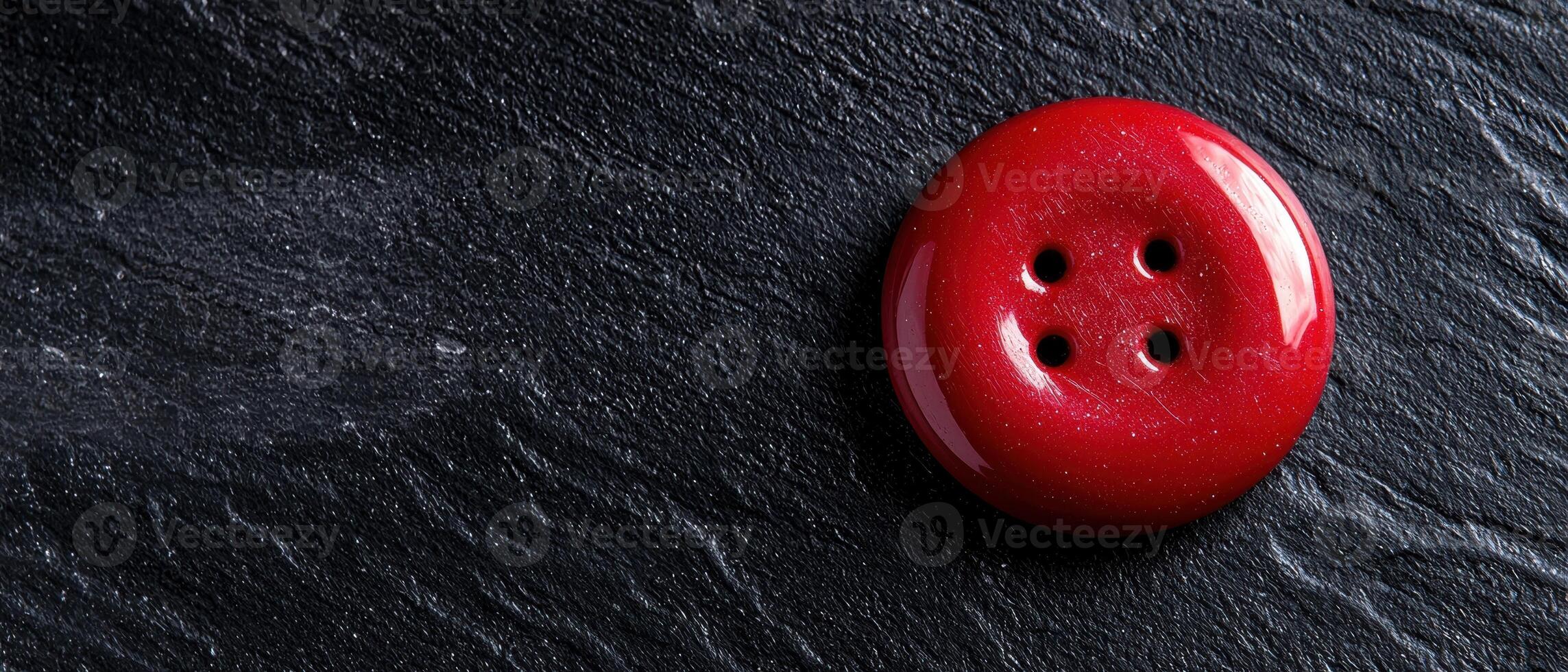 Vibrant red bowling ball on dark background photo