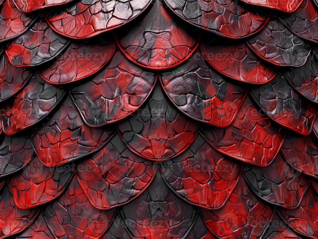 Vibrant scales of a mythical creature photo