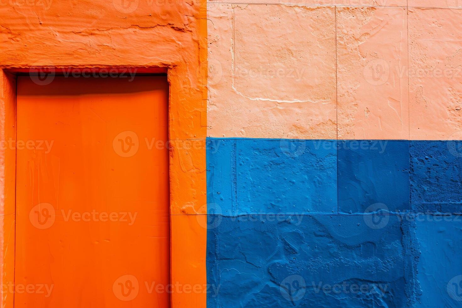Vibrant textured wall with contrasting colors photo