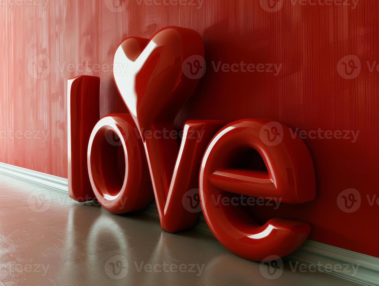 Love abstract heart shaped design photo
