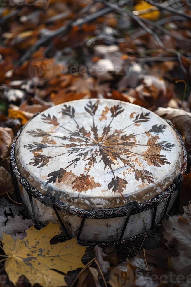 Autumn Drum Decoration photo
