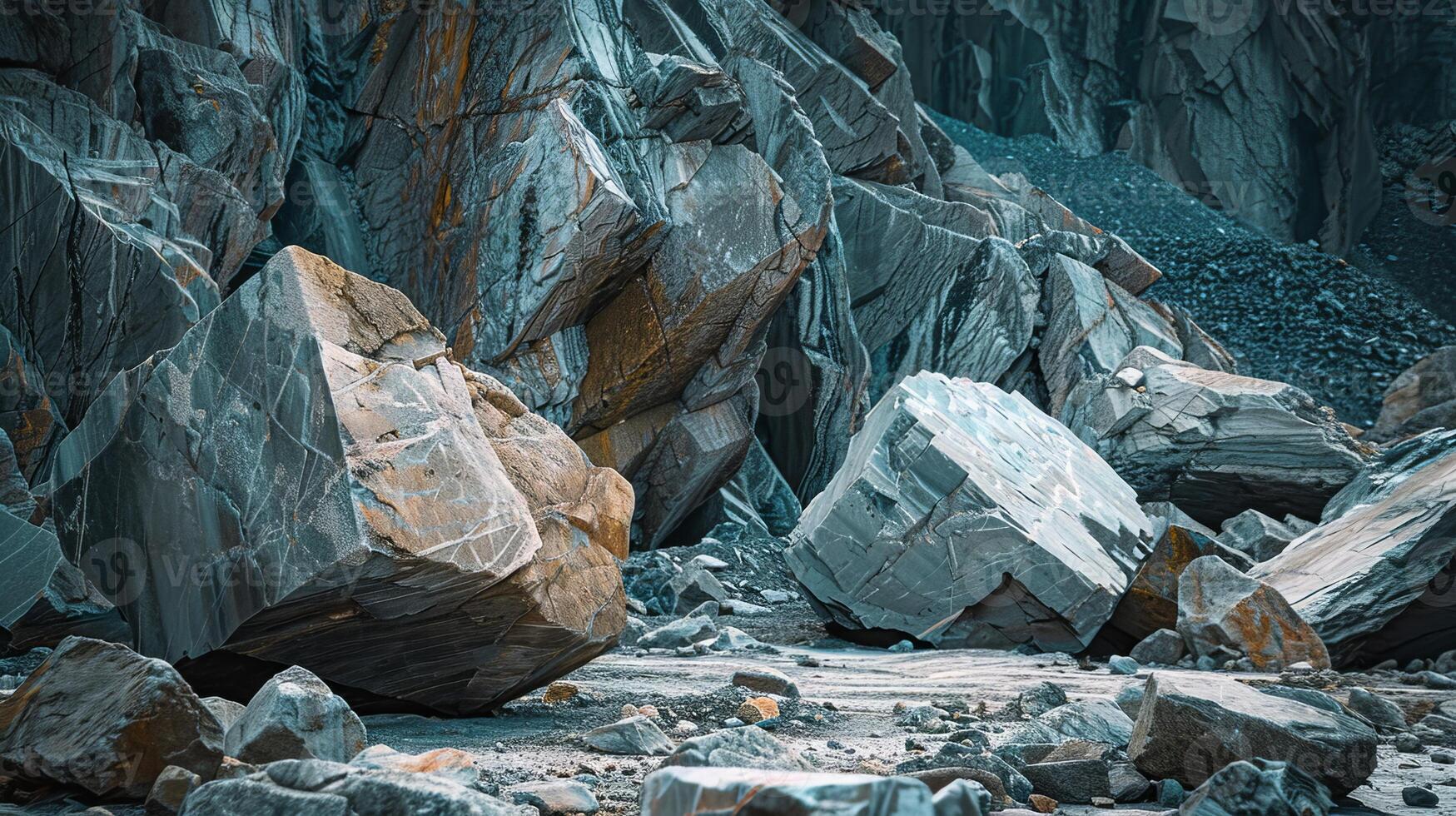 Dramatic Icy Landscape photo