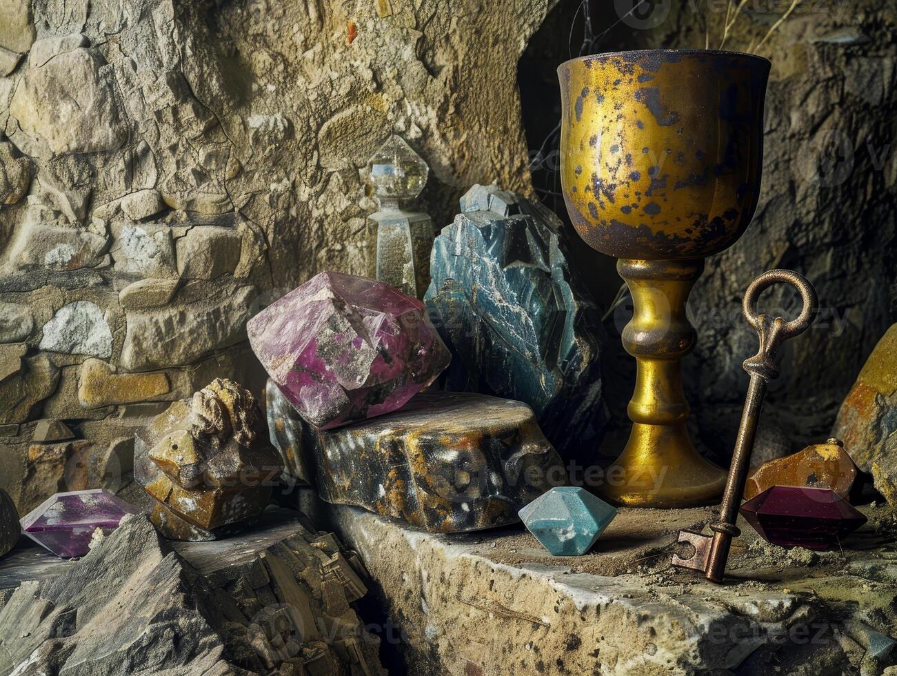 Mystical Crystals and Antique Artifacts photo