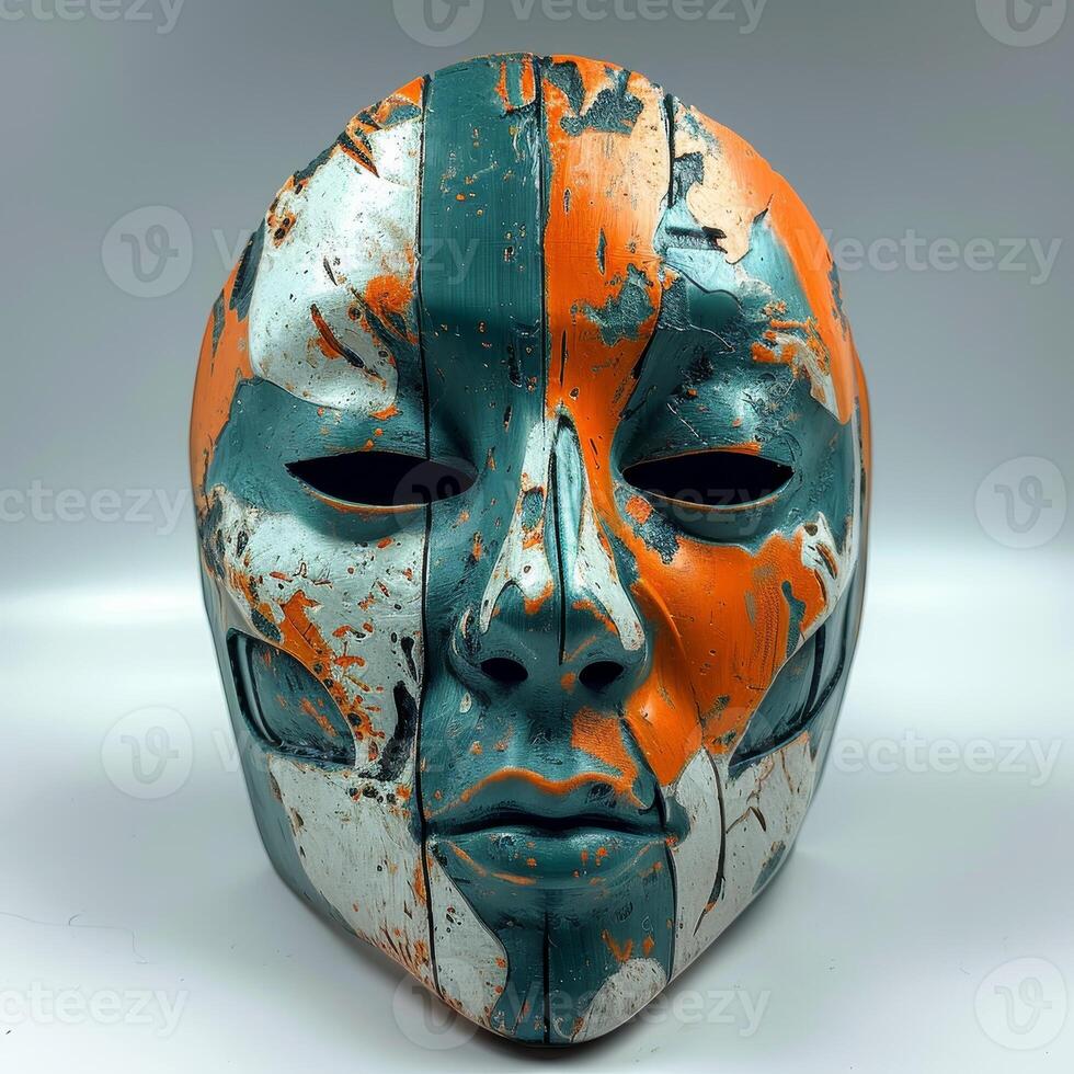 Vibrant Painted Mask photo
