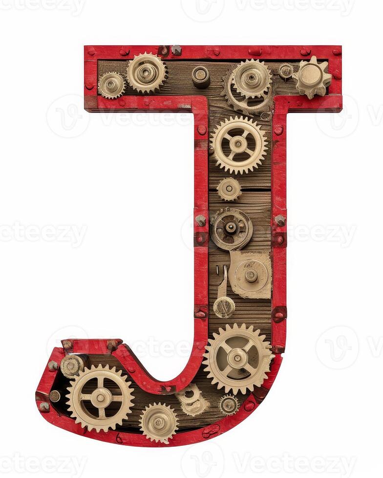 Mechanical Gears and Cogs in Vintage Style photo