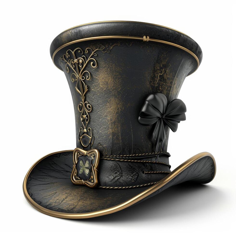Ornate Steampunk Top Hat photo