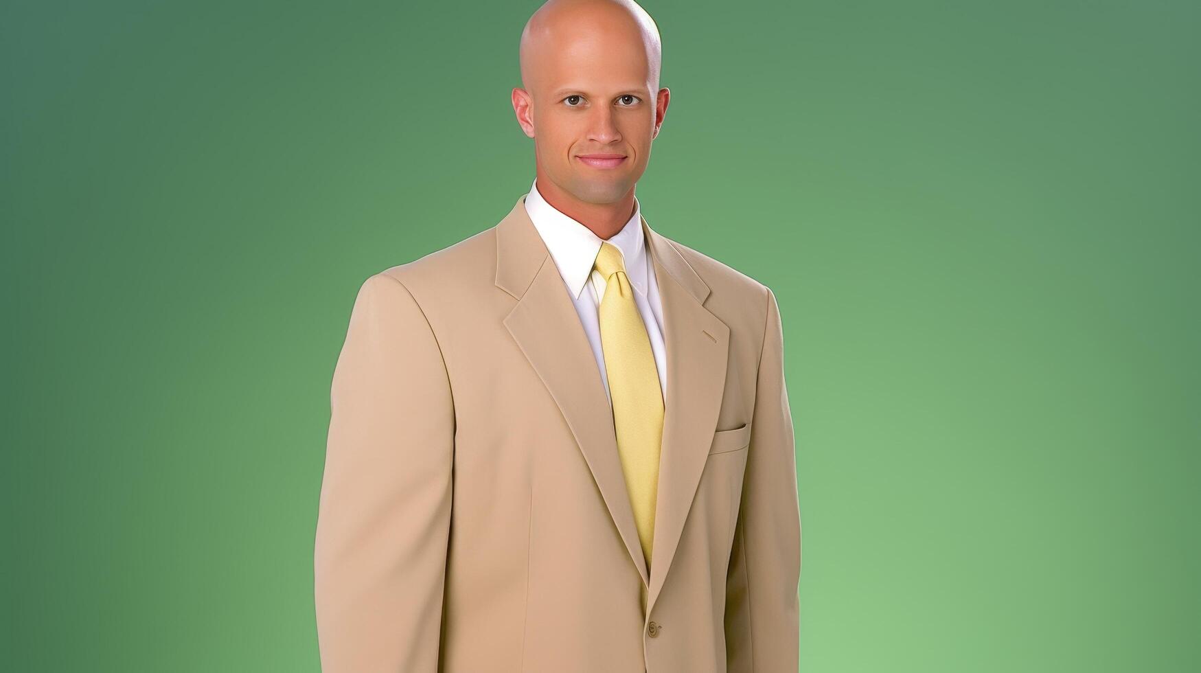 Confident businessman in formal attire photo