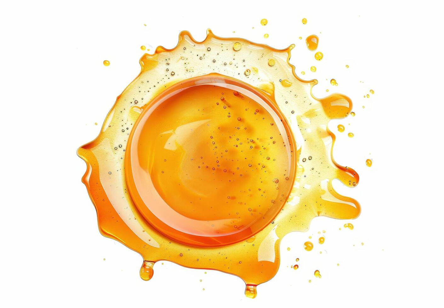 Honey dripping from a spoon photo
