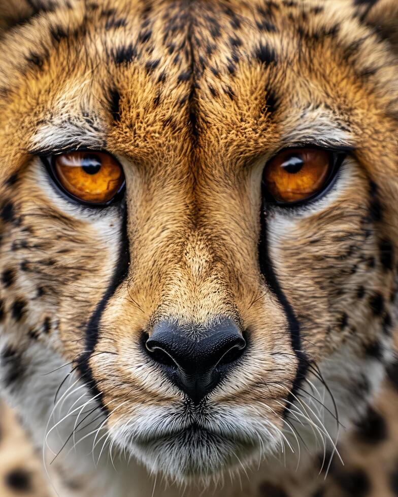 Intense Gaze of a Majestic Cheetah photo