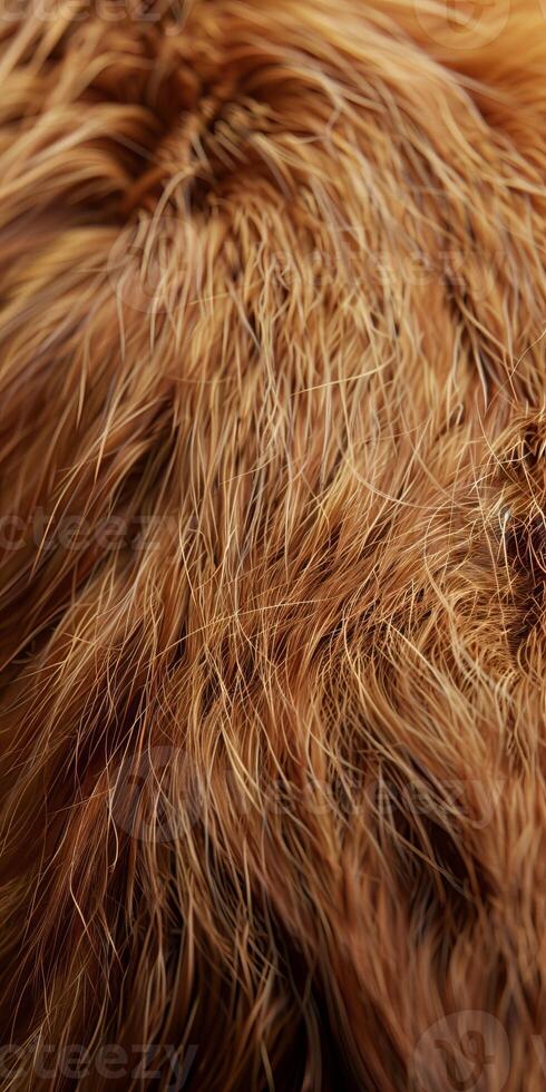 Close up Texture of Animal Fur photo