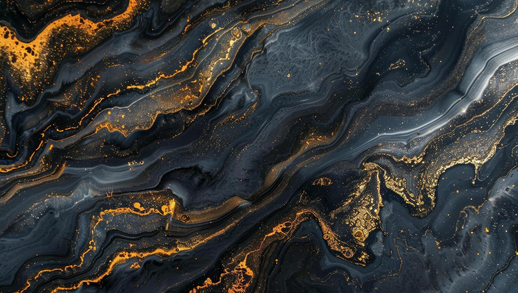 Abstract gold and black marble texture photo