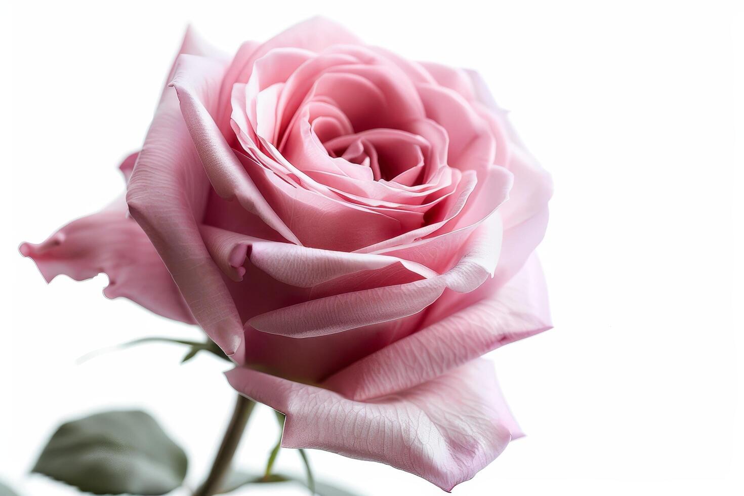 Elegant Pink Rose in Full Bloom photo