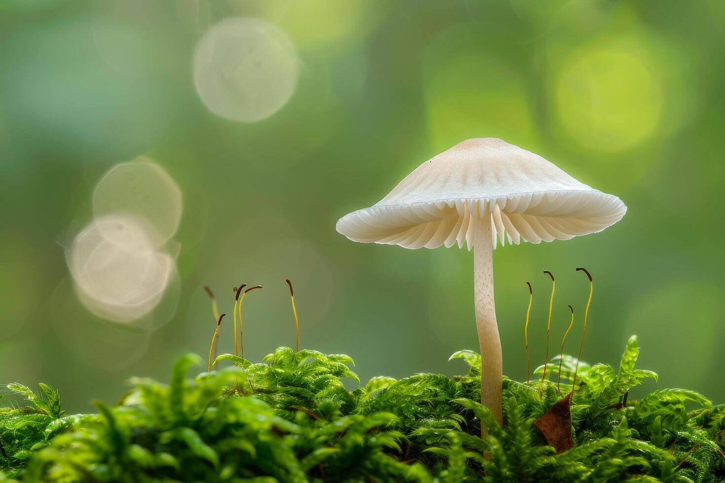 Mushroom in a Mystical Forest photo