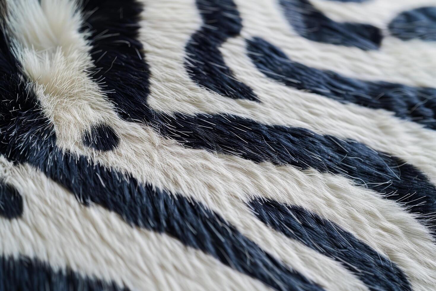 Close up Texture of Zebra Fur photo